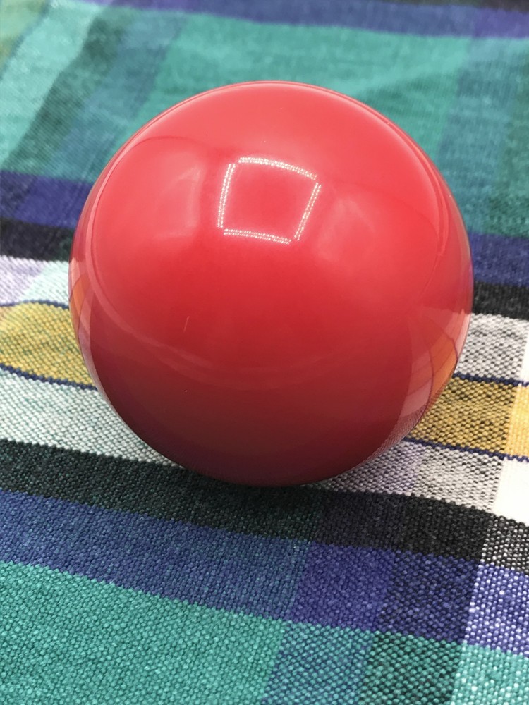 Vintage Red Bumper Pool Ball 2 1/8" Replacement