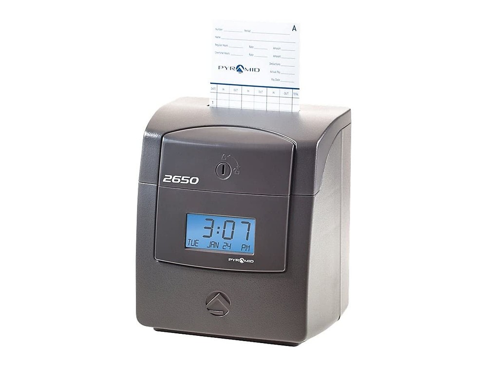 PYRAMID 2650 ELECTRONIC TOP LOAD TIME CLOCK