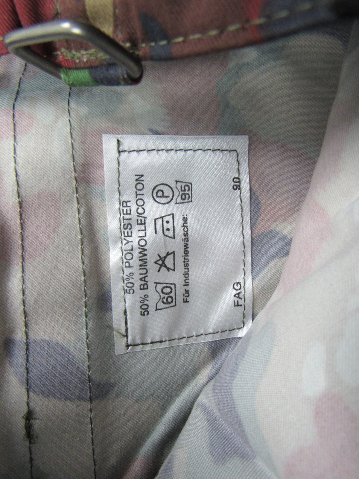 Vtg NOS New Swiss Army Alpenflage Combat Pant Camouflage Field M83 40/80 Sz S-L