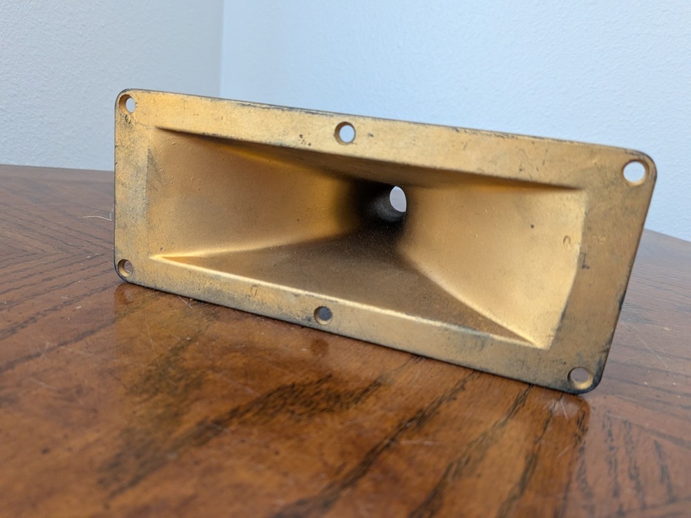 Gold Colored Horn Teeeter Speaker No Driver
