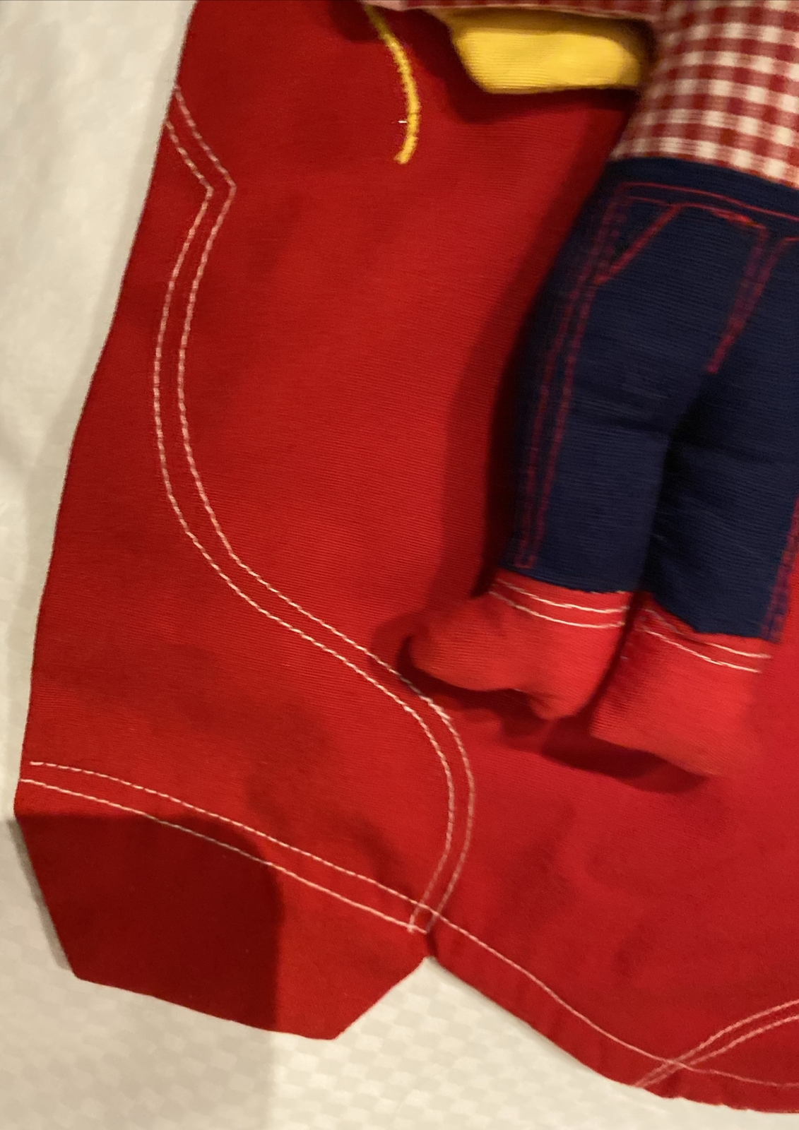 House of Hatten 17” 3D Western Red Cowboy Angel Boot Christmas Stocking