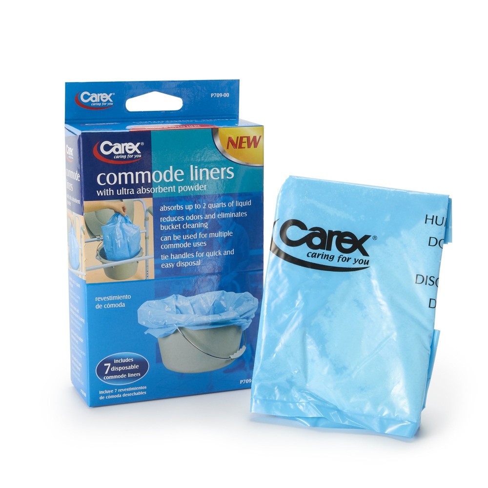 Carex Commode Liner 7 Ct