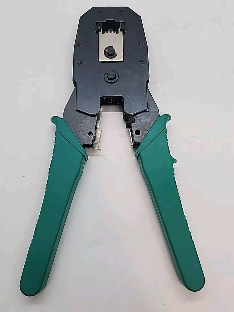 Crimping Tool Network Cable Ethernet Wire Crimper Green PC Cat Wire