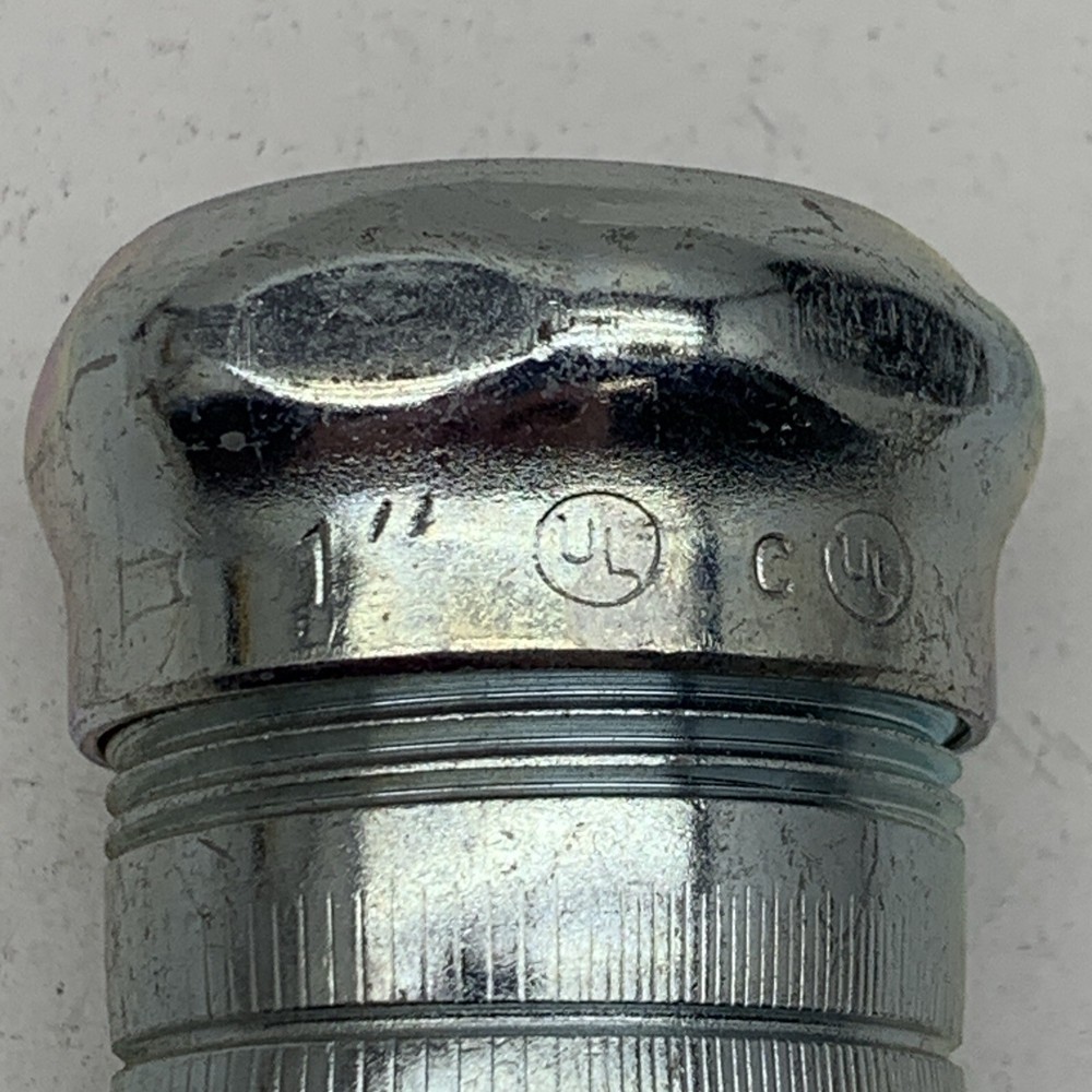 (50-Pack) One Inch EMT Conduit Steel Compression Coupling 1”