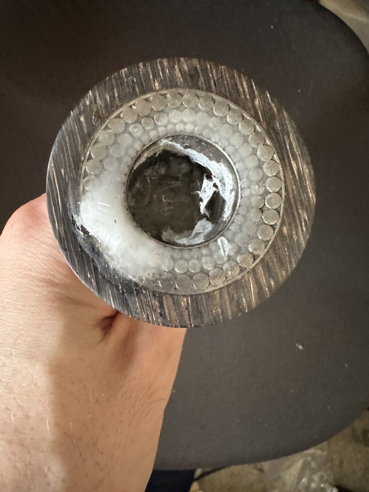 VINTAGE JOHN HARD STERLING WOODEN CANDLESTICK CANDLE HOLDER!!