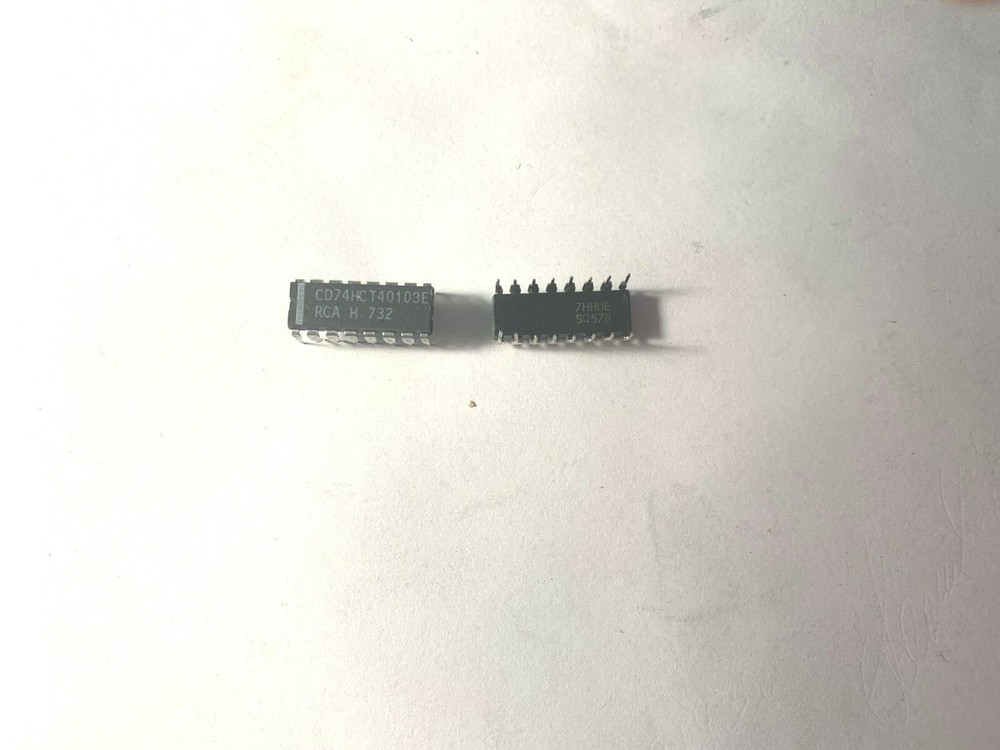 RCA IC - CD74HCT40103E, 16-Pin, Dip Counter Single 8-Bit .