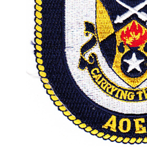 USS Supply AOE 6 Fast Combat Support Ship Patch