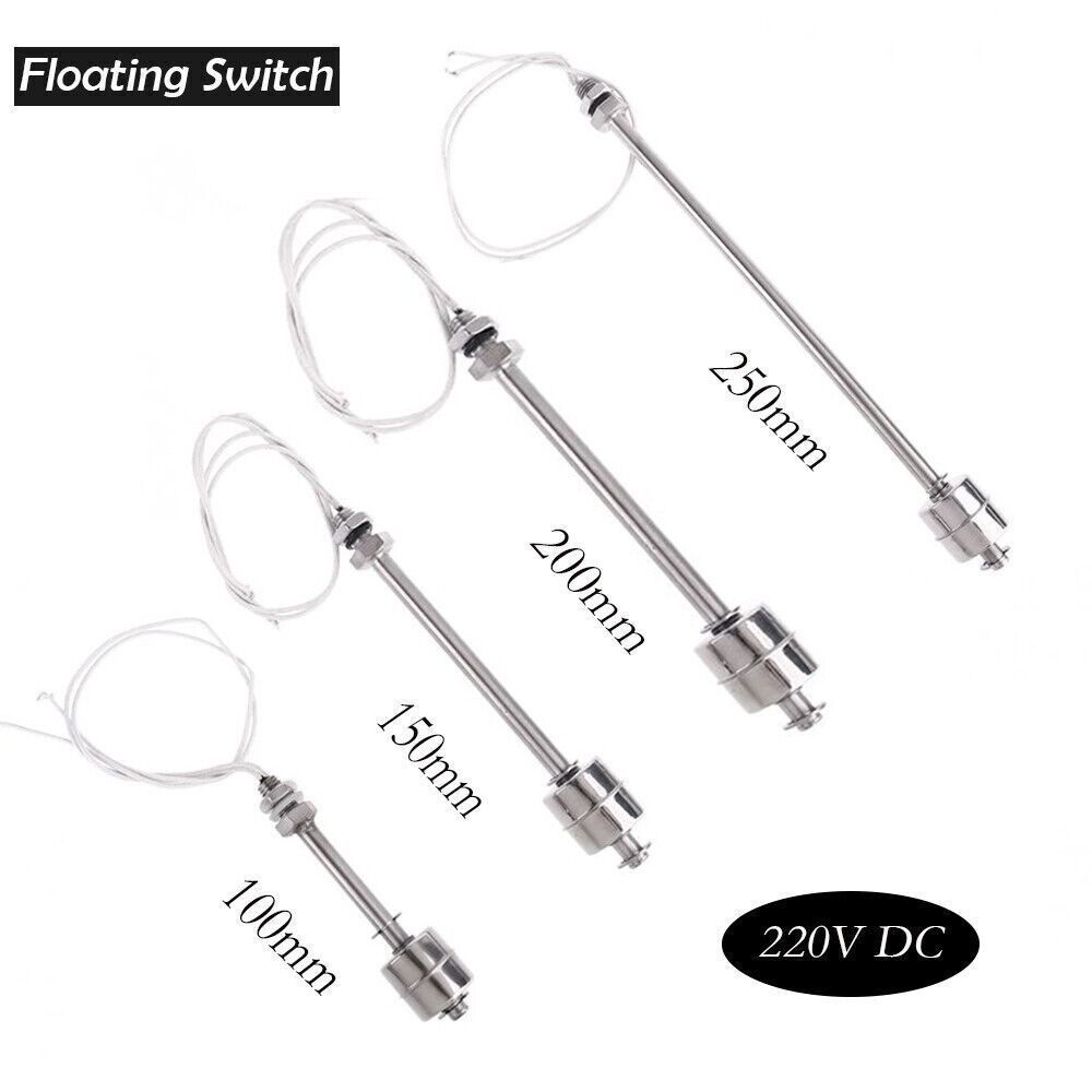 MINI 50W  Indicator Vertical Water Level Sensor Stainless Steel Float Switch new