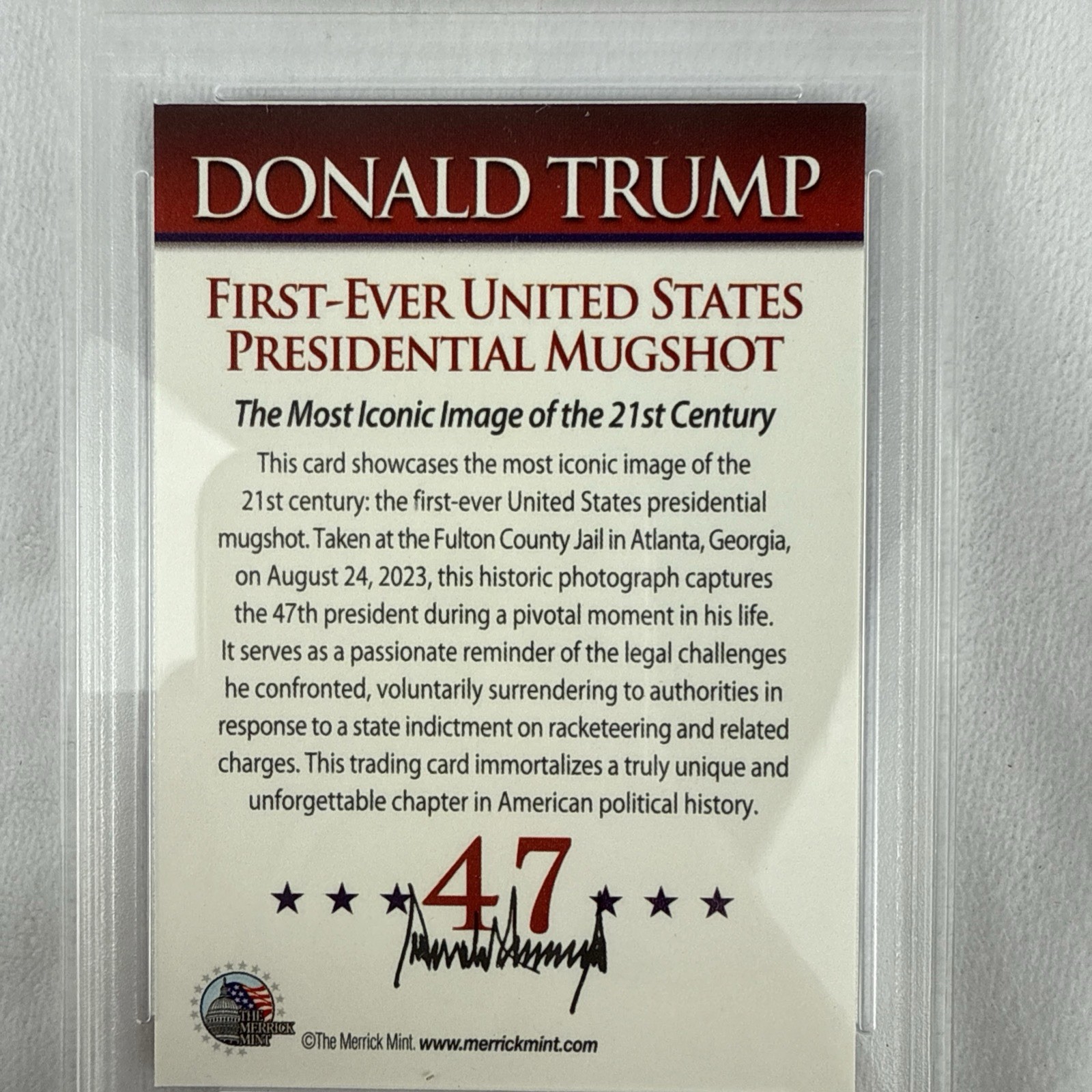 Donald Trump 2024 MAGA 47th Presidential Memorabilia Pack - Hat, Coin, & Card