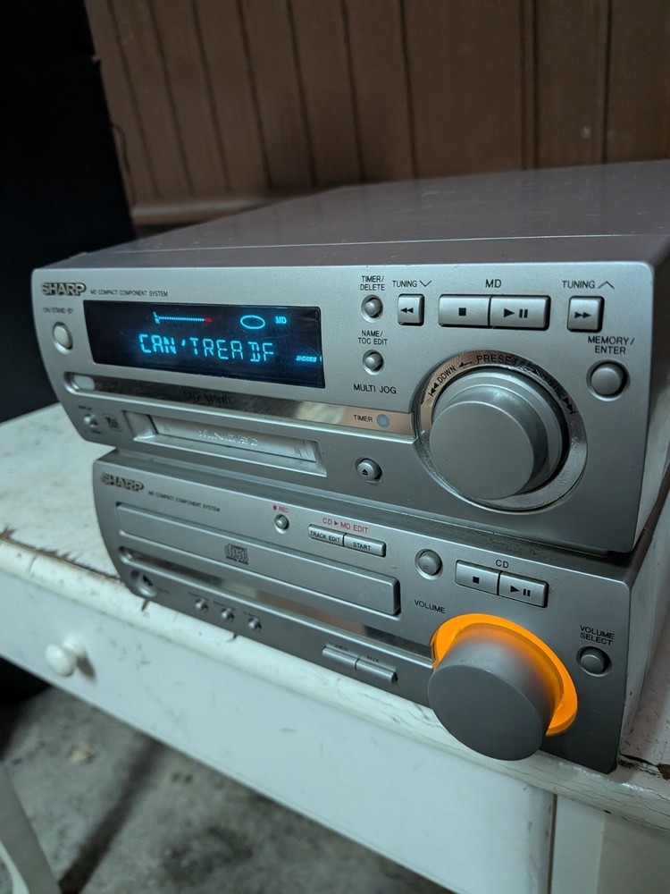 Sharp MD-MX10H MiniDisc CD Compact Hi-Fi System - Fully Tested & Working