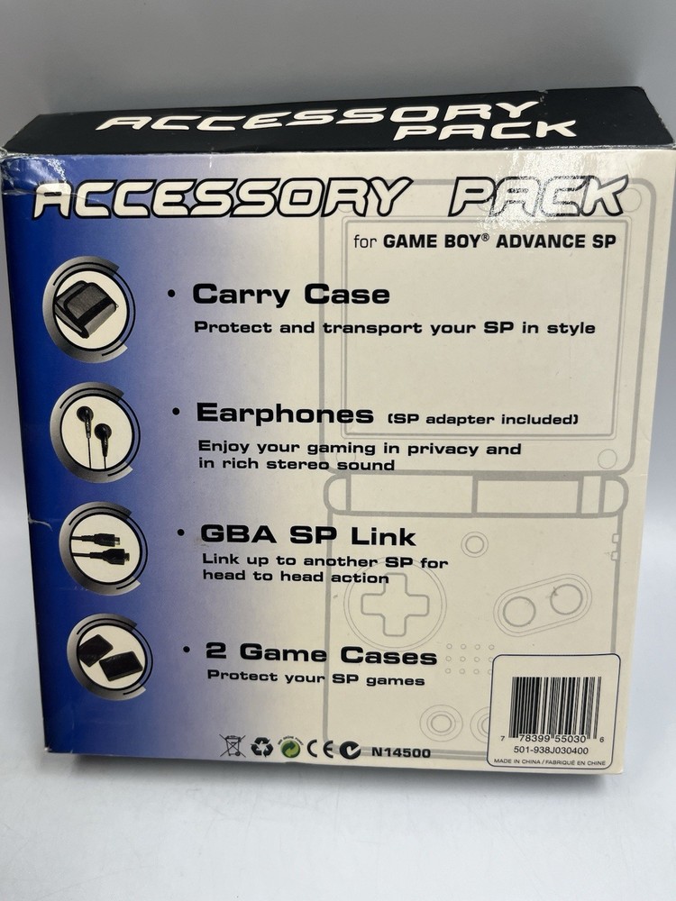 Accessory Pack for Game Boy Advance SP