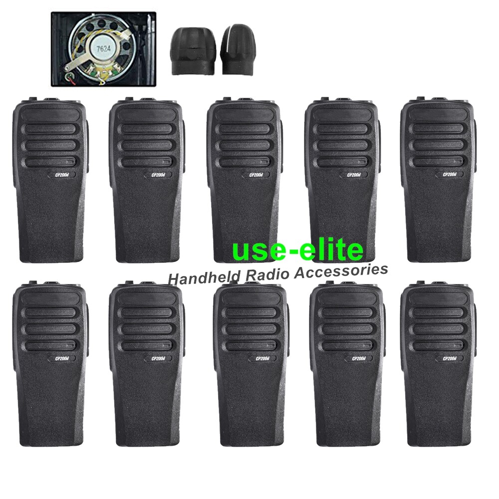 10x Replacement Repair Housing Case Cover For  CP200D Radio With Speaker