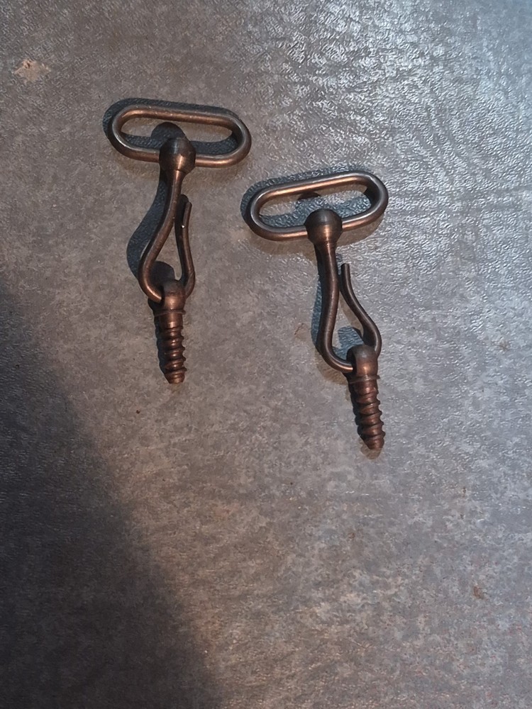Antique Winchester Hook Style Sling Swivels