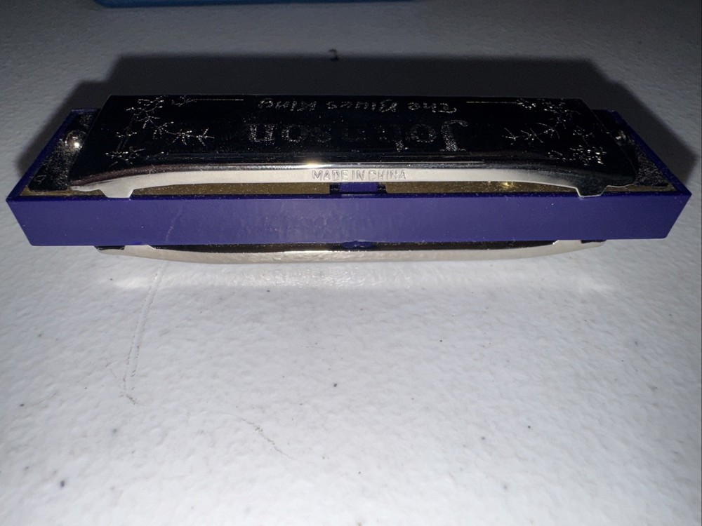 Johnson "The Blues King' harmonica With Case Musical Instruments Key D