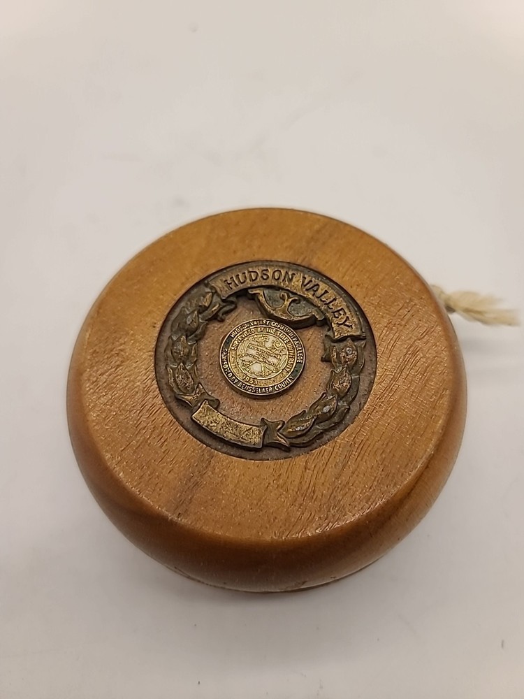 Solid walnut Oversized YoYo Vintage Hudson Valley
