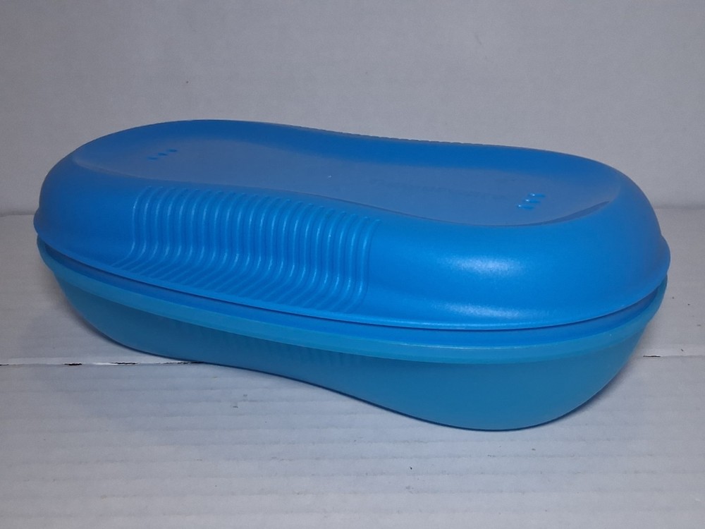 Tupperware Breakfast Maker Blue #7352a1 Microwaveable Omelette Egg Cooker