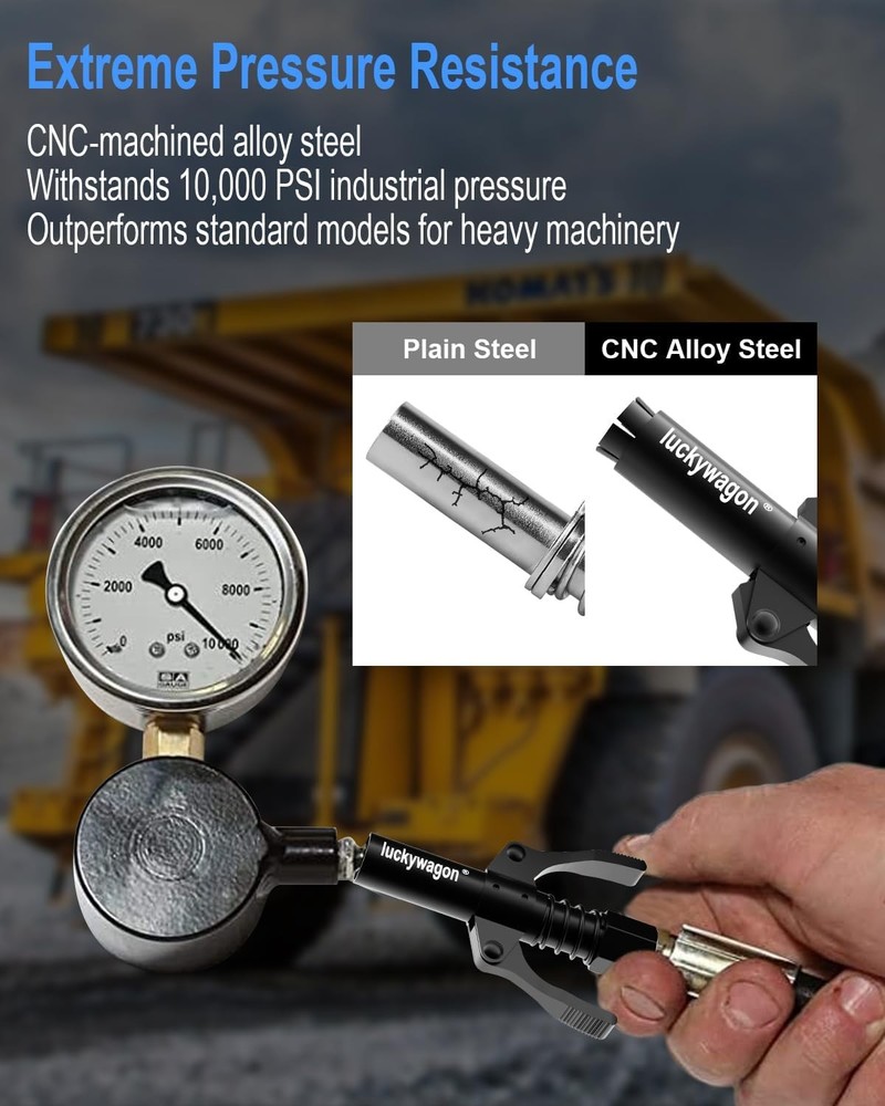 luckywagon Grease Gun Coupler Black - 1 PC,