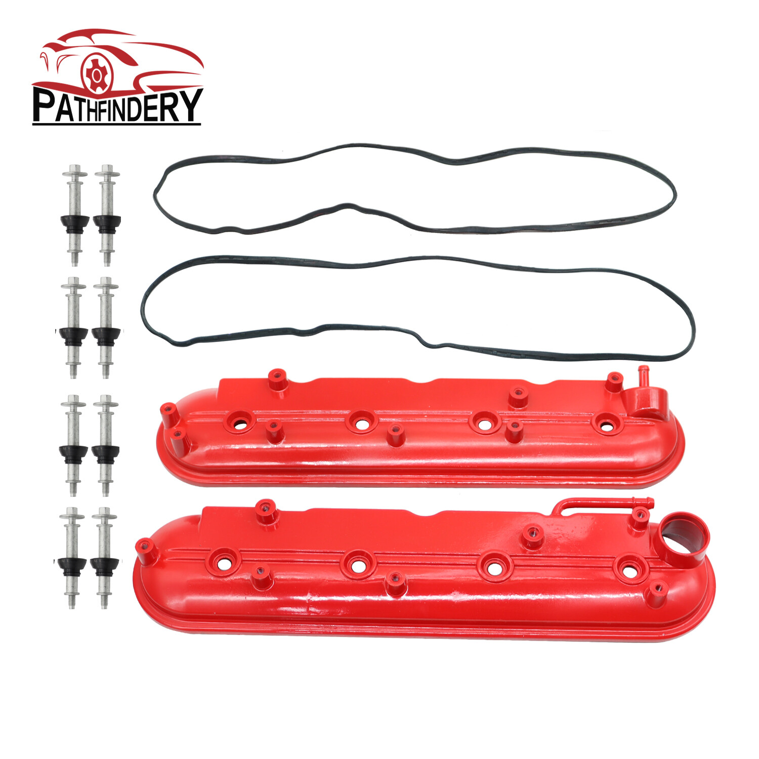 Aluminum Engine Valve Cover for Chevy Silverado GMC Sierra 4.8L 5.3L 5.7L 99-08