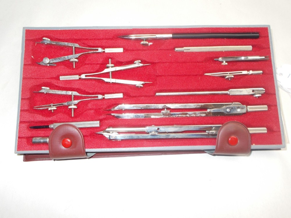 Drafting Set, Chicago Technical College Drafting Set, (12) Pieces, Complete Set