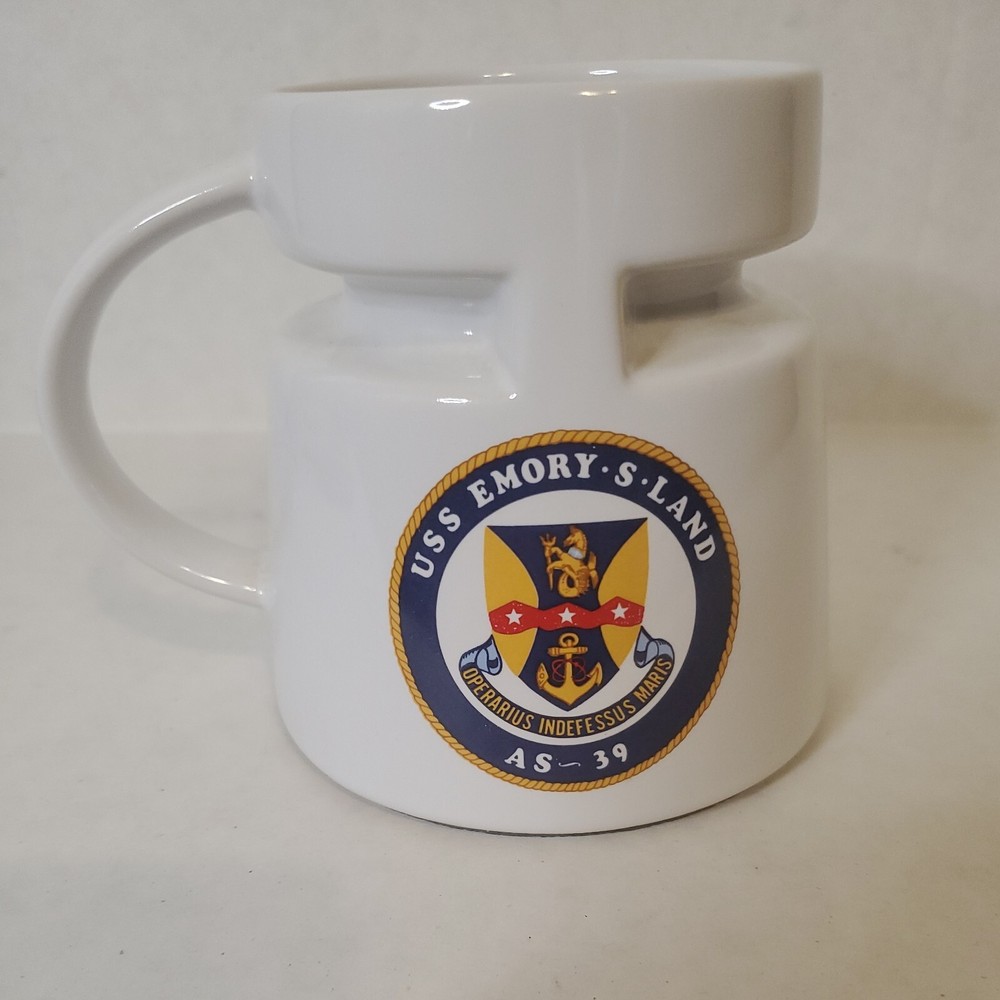 Uss Emory S Land As 39 Mug