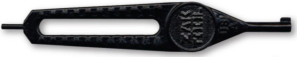 Super Flat Grip Universal Handcuff Key Solid Steel Black ZT25