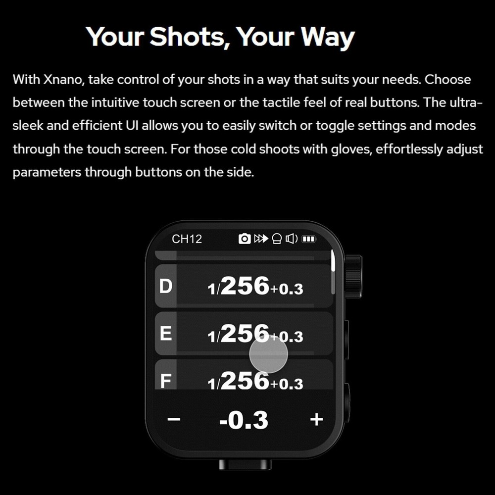 Godox X3 X3-O TTL Wireless Touch Screen Flash Trigger for Olympus Panasonic