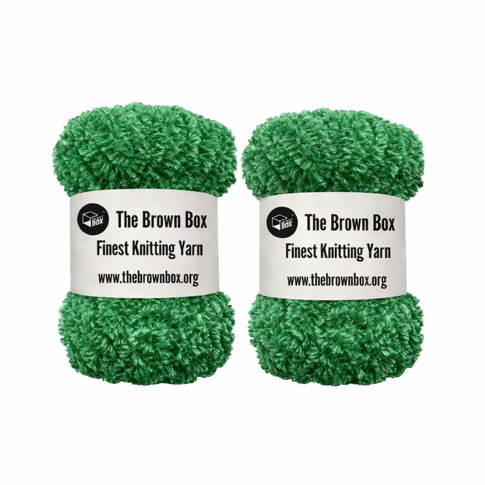 The Brown Box Feather Wool Yarn Set | Crochet Hook & Knitting Thread for Art
