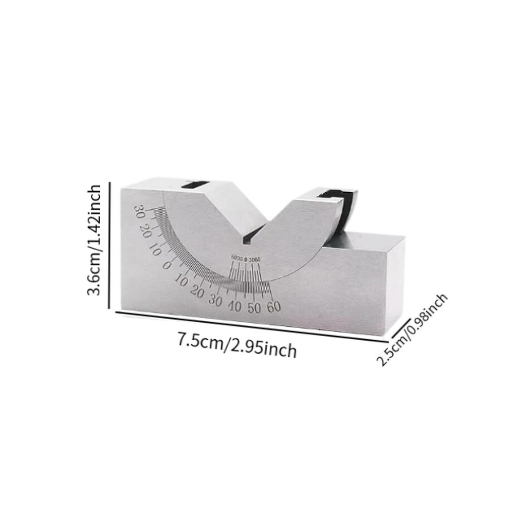 AP25 Adjustable Micro Angle Gauge High Performance Sturdy Accessory for Milling