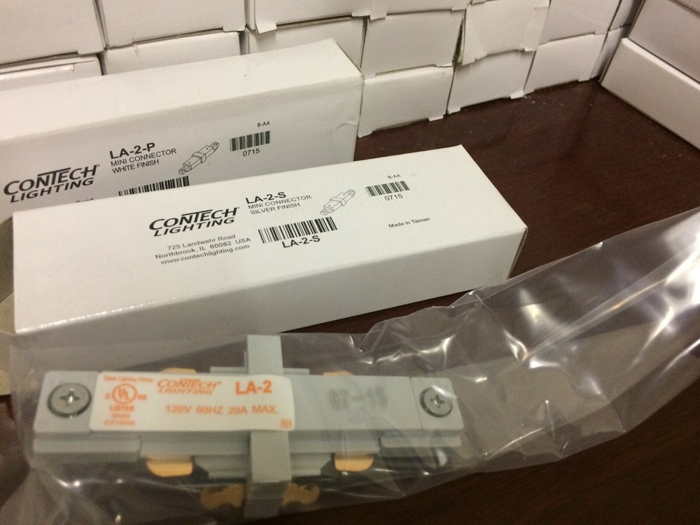 CONTECH LIGHTING LA-2-S SILVER MINI CONTECTOR