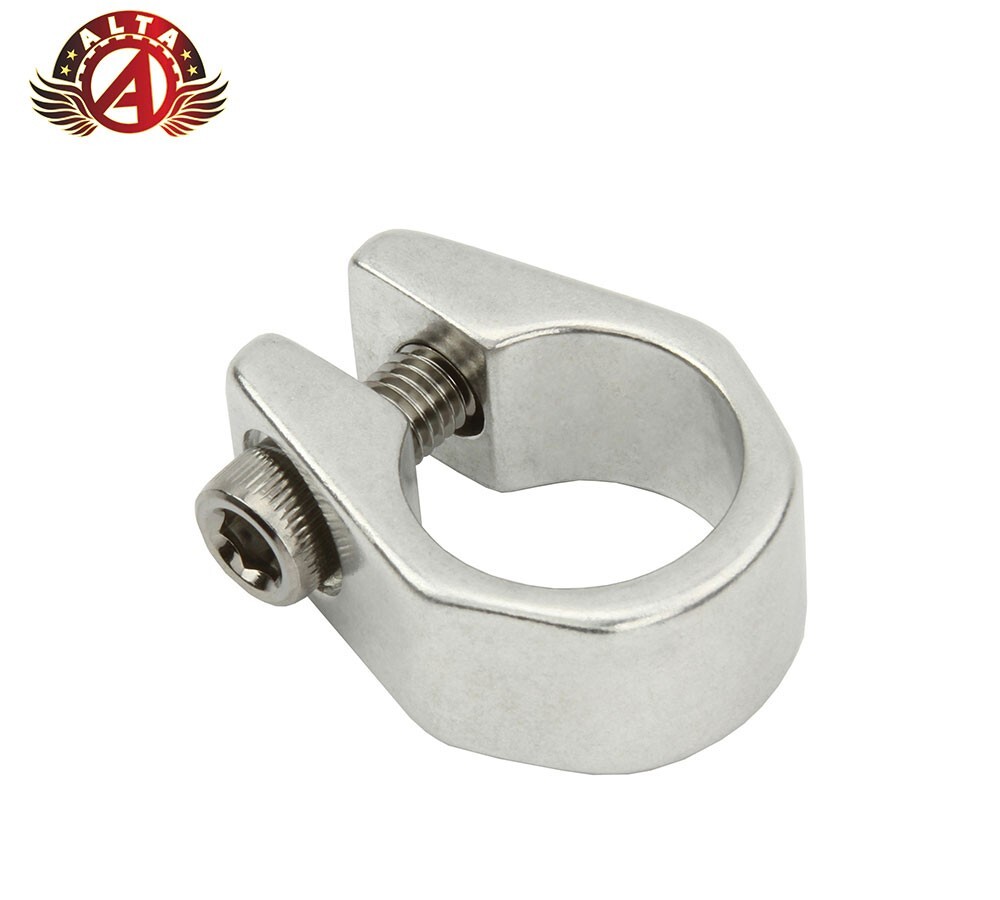 ALTA ALLOY SEATPOST CLAMP OUTER DIAMETER 25.4MM SILVER