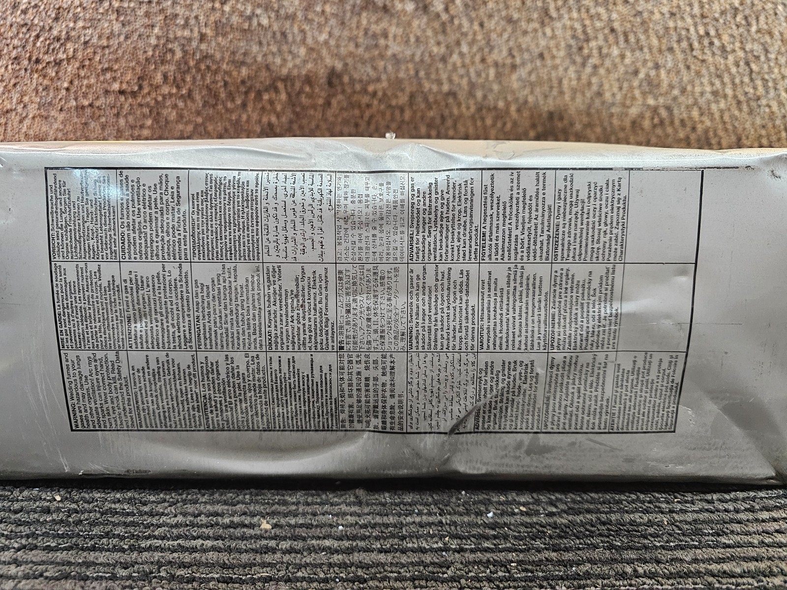 ESAB 255013310 ATOM ARC 7018 3/32in x 14in, 50 lb Stick Electrode Carbon Steel