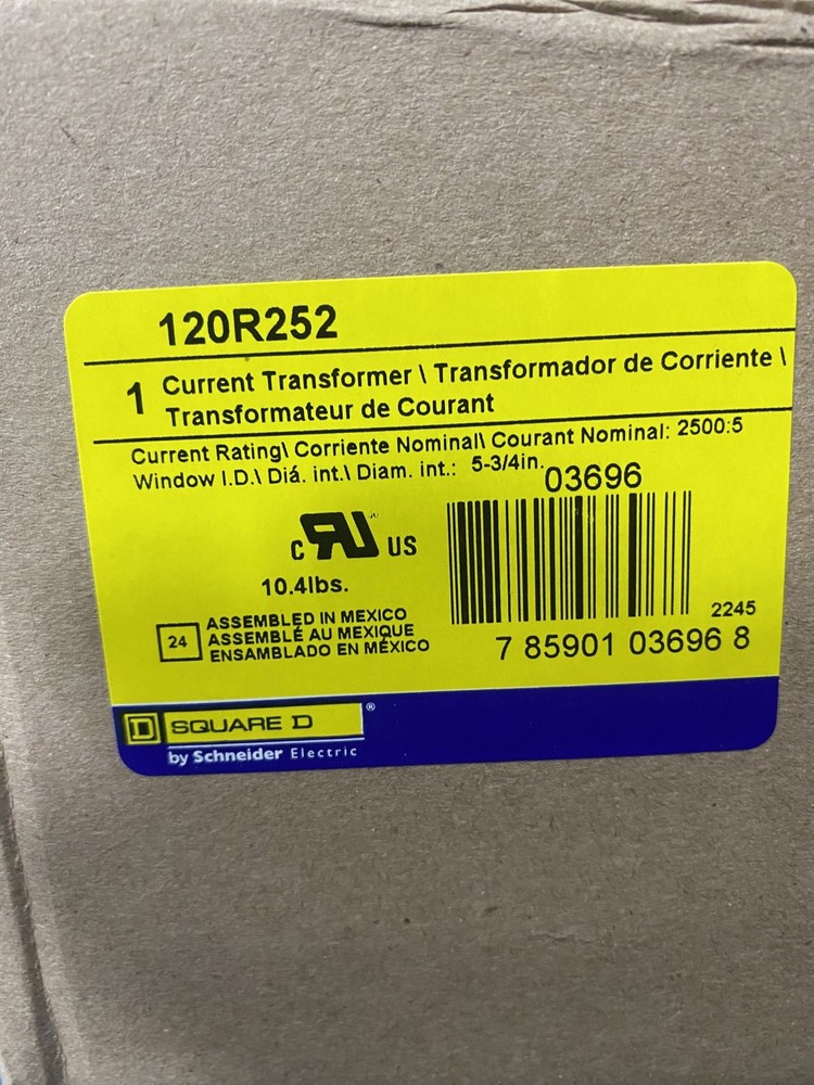 Current Transformer Square D 120 R 252