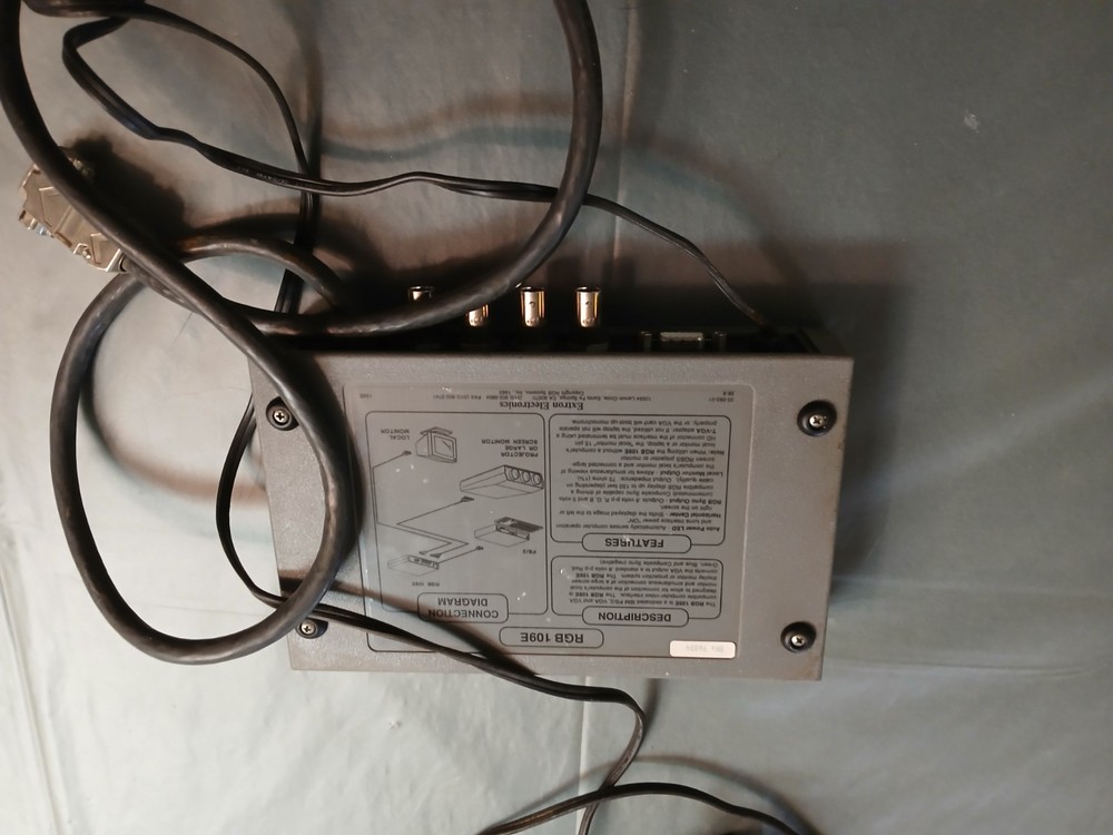 Extron 109e VGA interface