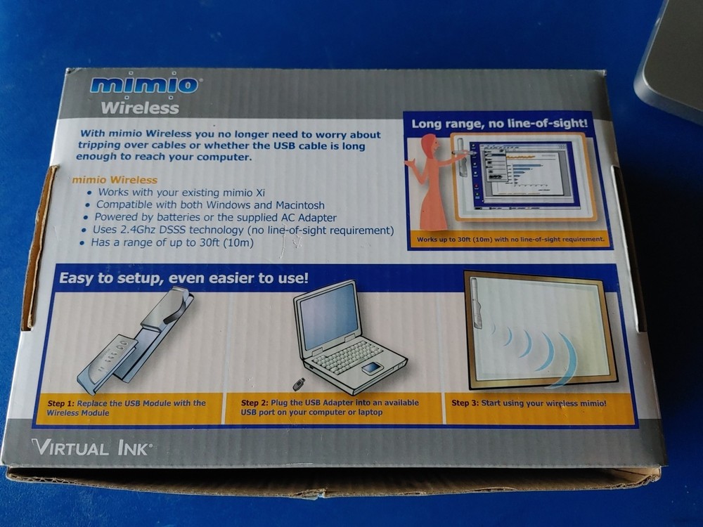 Mimio Xi WIRELESS ADAPTER for Interactive Digital Whiteboard System Virtual Ink-
