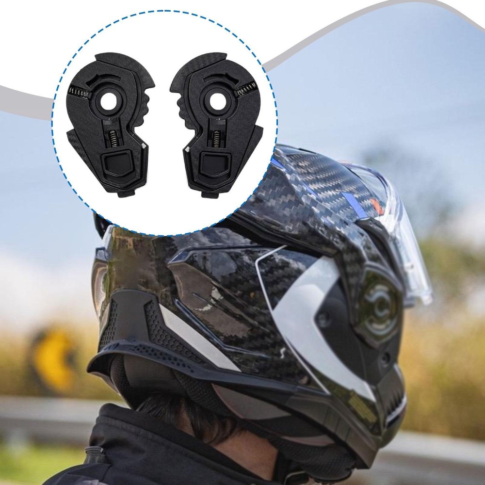 2x Helmets Visor Fixing Bases Side Plate Replacement Part Easy to Install