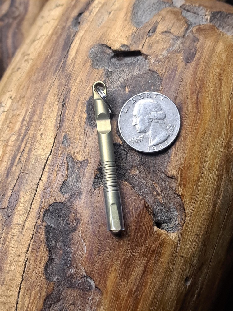EDC Anodized Titanium Keychain Tweezers
