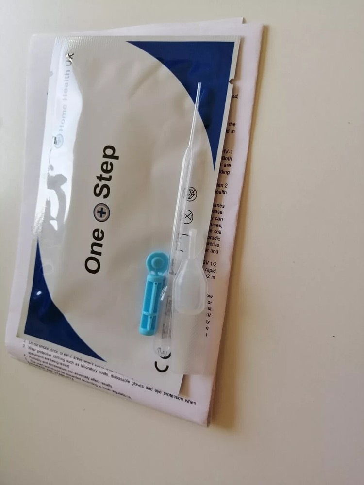 New_Sealed_Herpes_Hsv_1&2_Test_Kit