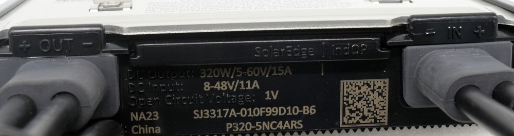 10PCS Solar Power Optimizer 320W P320-5NC4ARS For SOLAREDGE DC PV Energy Saving