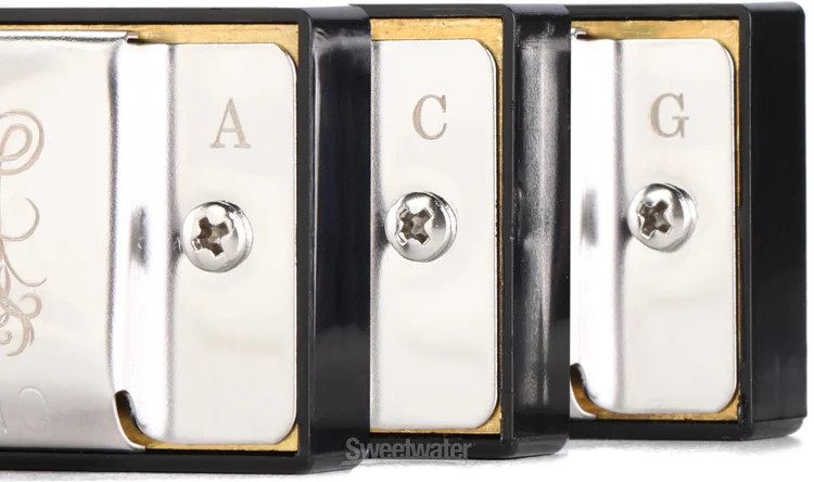 Fender Blues Deluxe Harmonica 3-pack with Case