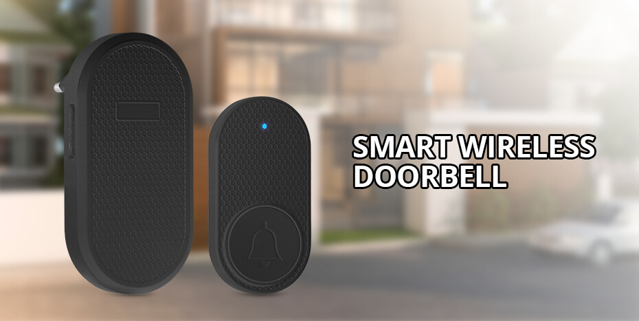1000FT Wireless Doorbell Waterproof 2 Plugin Receiver Adjustable Volume 33 Chime