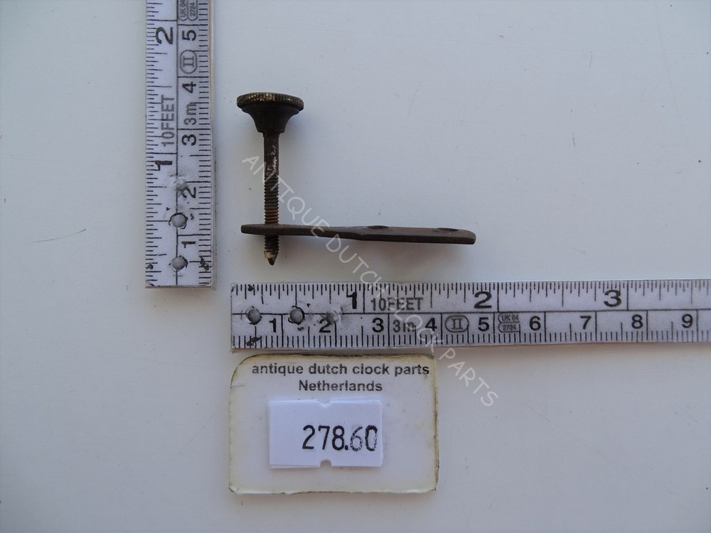 SCREW TO SET DISTANCE BETWEEN WALL AND CLOCK FOR GERMAN REGULATOR CLOCK