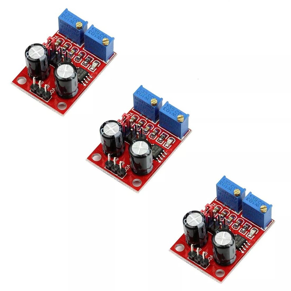 4Pcs NE555 Duty Cycle Pulse Frequency Adjustable Square Wave Generator Module