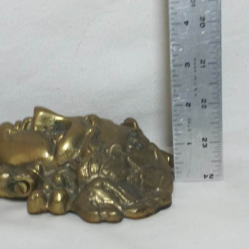 Vintage Solid Brass Large 6.75" Neo-Classical Apollo Door Knocker 2lb 10oz