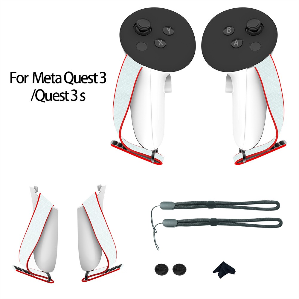 Controller Strap Replacement Battery Cover Knuckle Straps For Meta Quest 3