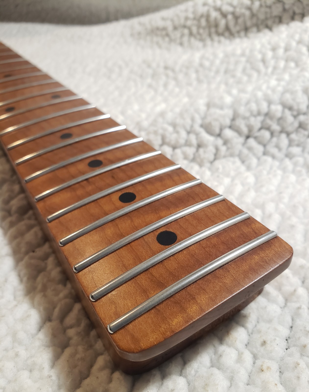 USA Roasted Flame maple NITRO neck. Killer head stock-Fits a TL body.# MNT-6