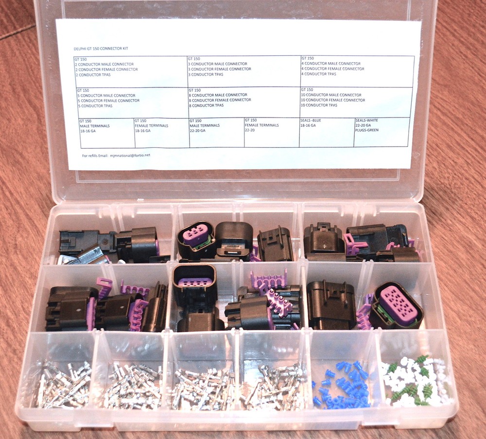 DELPHI GT 150 SERIES CONNECTOR STARTER KIT  METRIPACK 257 PCS