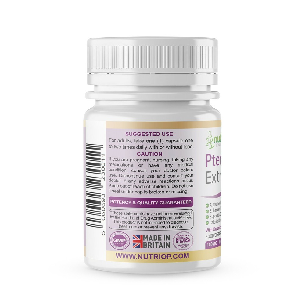 Pterostilben Extreme - 100 mg Kapseln (x90)