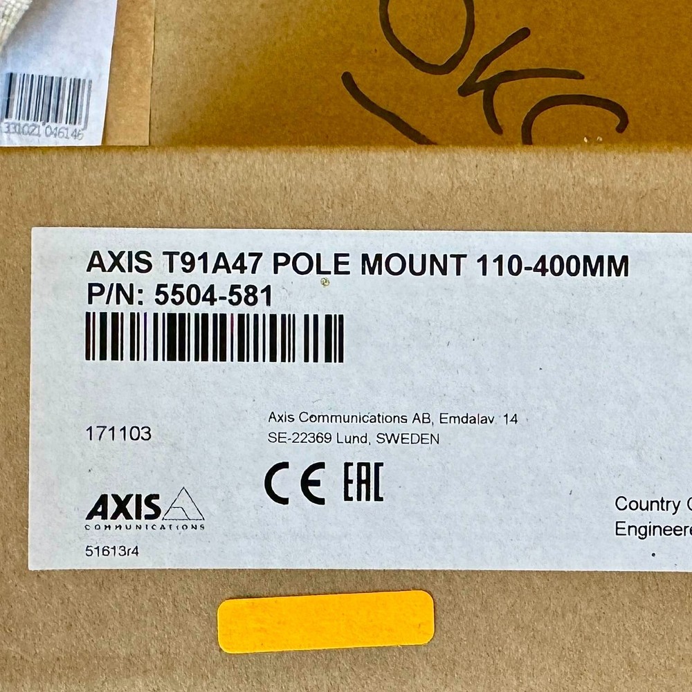 Axis T91A47 Pole Mount 110-400mm CCTV Camera NEW