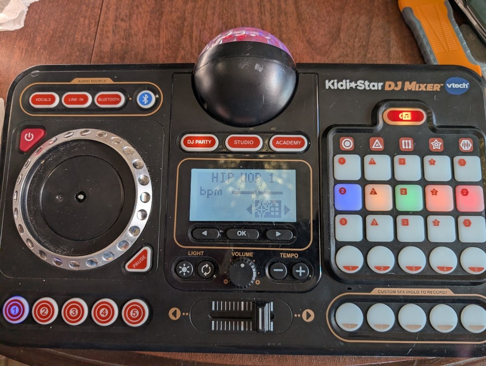 VTech Kidi Star DJ Mixer 5473 Connectivity Technology Audio Cable Bluetooth