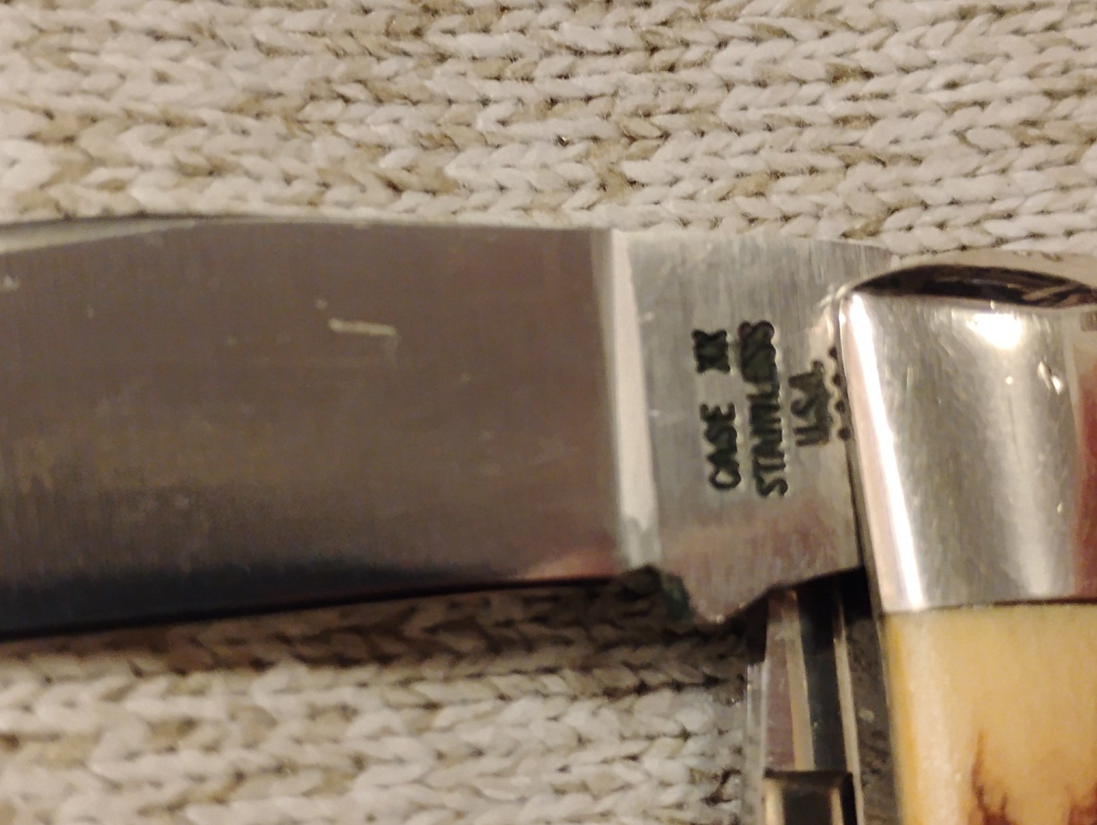 1976 CASE XX 5254 SSP STAG RAZOR EDGE TRAPPER